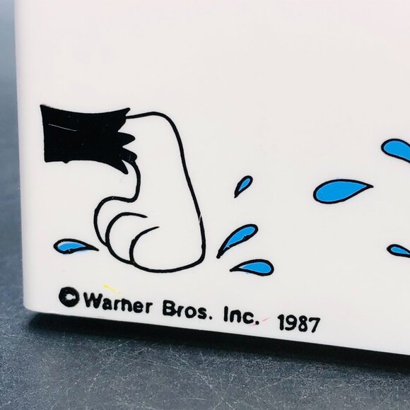 Vintage 1987 Looney Tunes TWEETY Bird Toothbrush Paste Holder - Retro Bathroom - Picture 6 of 10